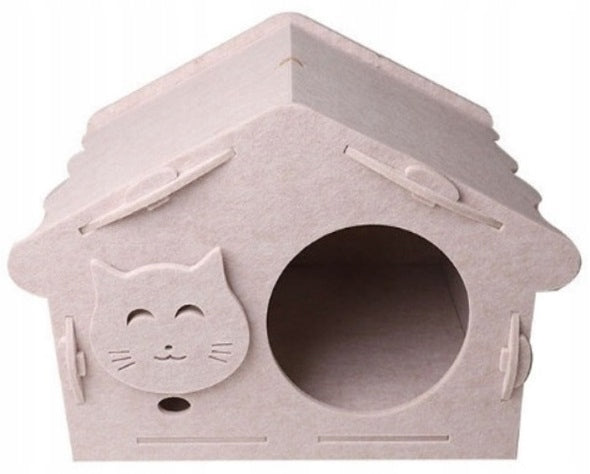 CAT BED COTTAGE BOOTH XL FELT
