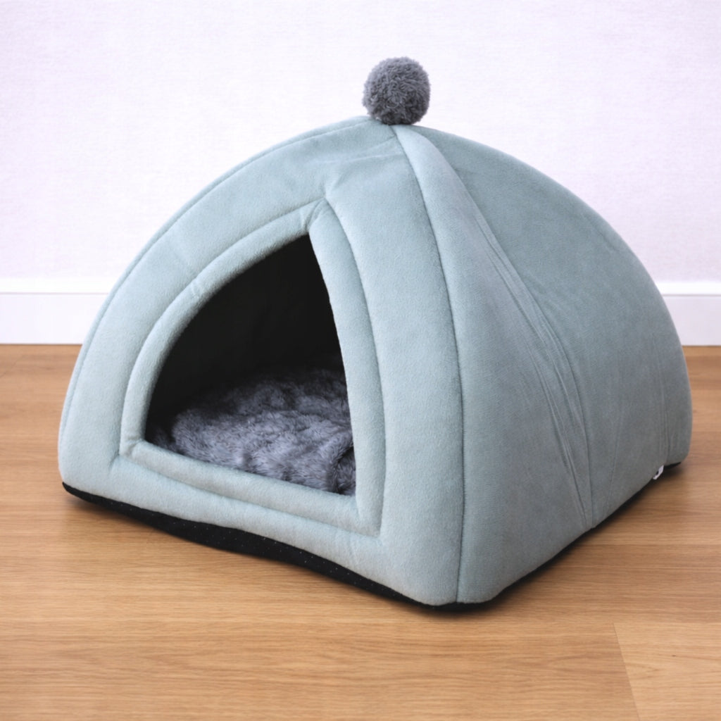 CAT BED IGLOO HOUSE BOOTH CAT SOFT COZY BED 40cm Brand Ohmycat