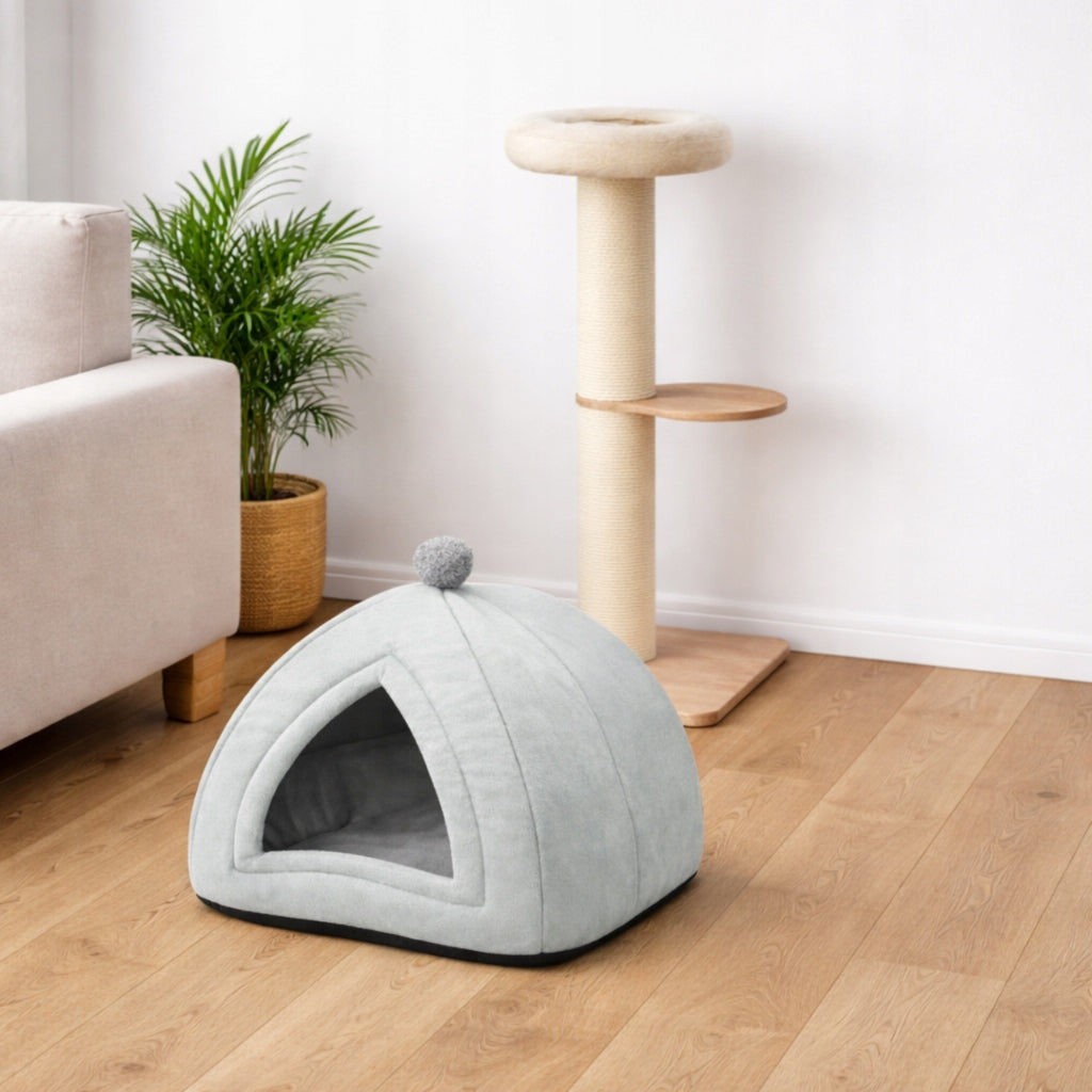 CAT BED IGLOO HOUSE BOOTH CAT SOFT COZY BED 40cm Manufacturer code 33.3-WP-CB-33.3