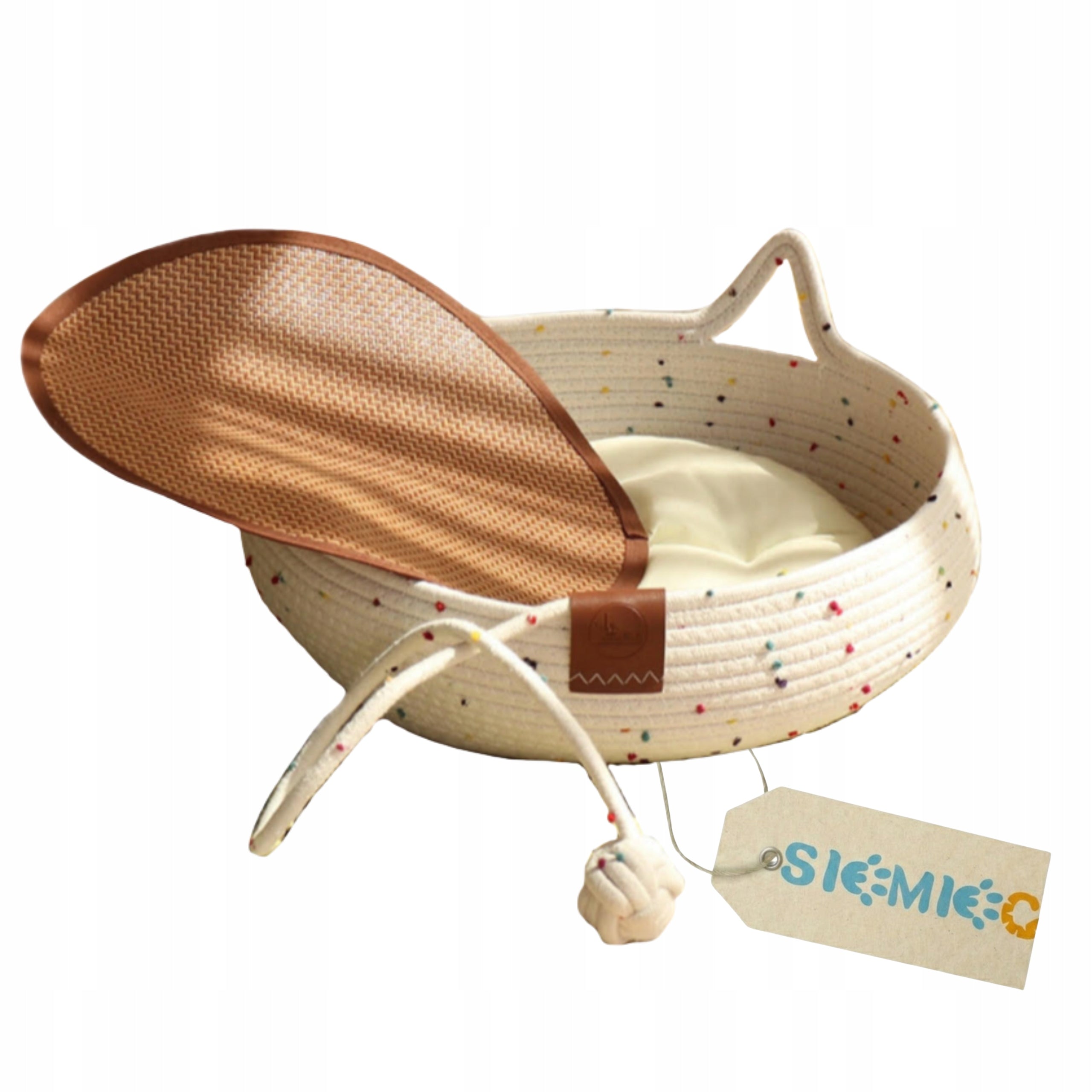 CAT BED LARGE 46X46 CM + SOFT BED / PILLOW SIEMIEC
