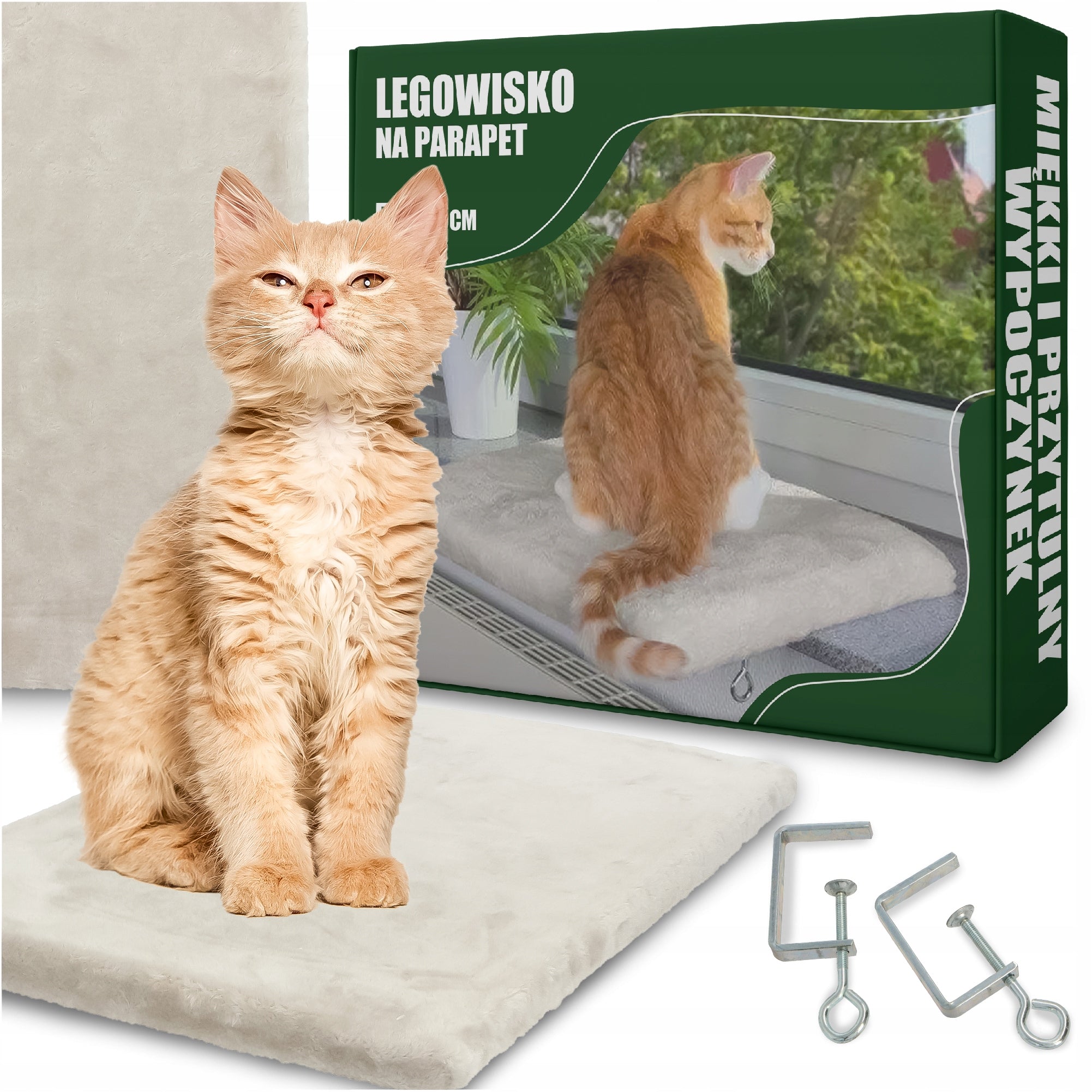 CAT BED for WINDOW SILL 51x36 Bedding Mat PILLOW WINDOW Ko B3