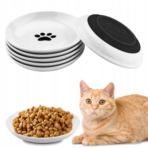CAT BOWL CERAMIC NON-SLIP SILICONE FEEDER 6 PIECES Silicone Manufacturer code Bez marki