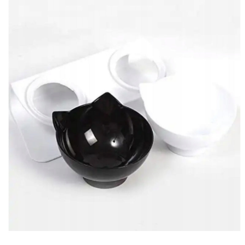 CAT BOWL DOG DOUBLE WITH STAND ON FOOD STAND 2 x 300ml Manufacturer code Bomevarica0297
