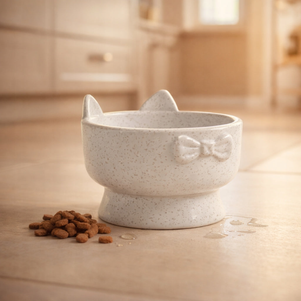 CAT BOWL FOR FOOD OR WATER ON THE RISER A LOT OF COLORS Manufacturer code CC-1001711
