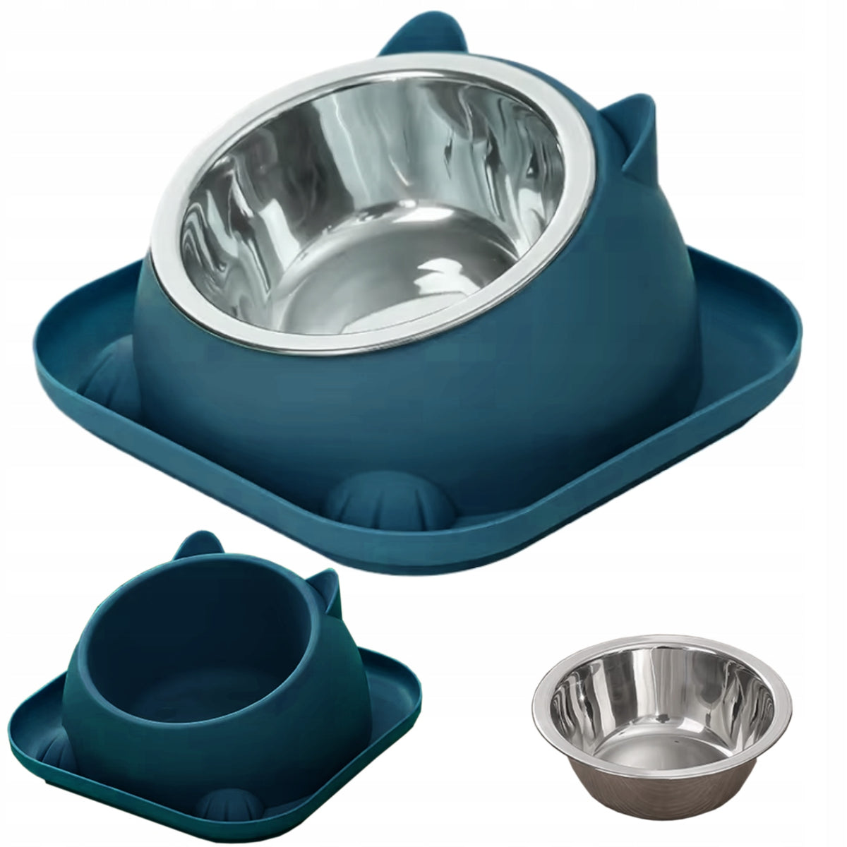 CAT BOWL OUTDOOR INCLINED NON-MARKING ANTI-ANT PULL-OUT
