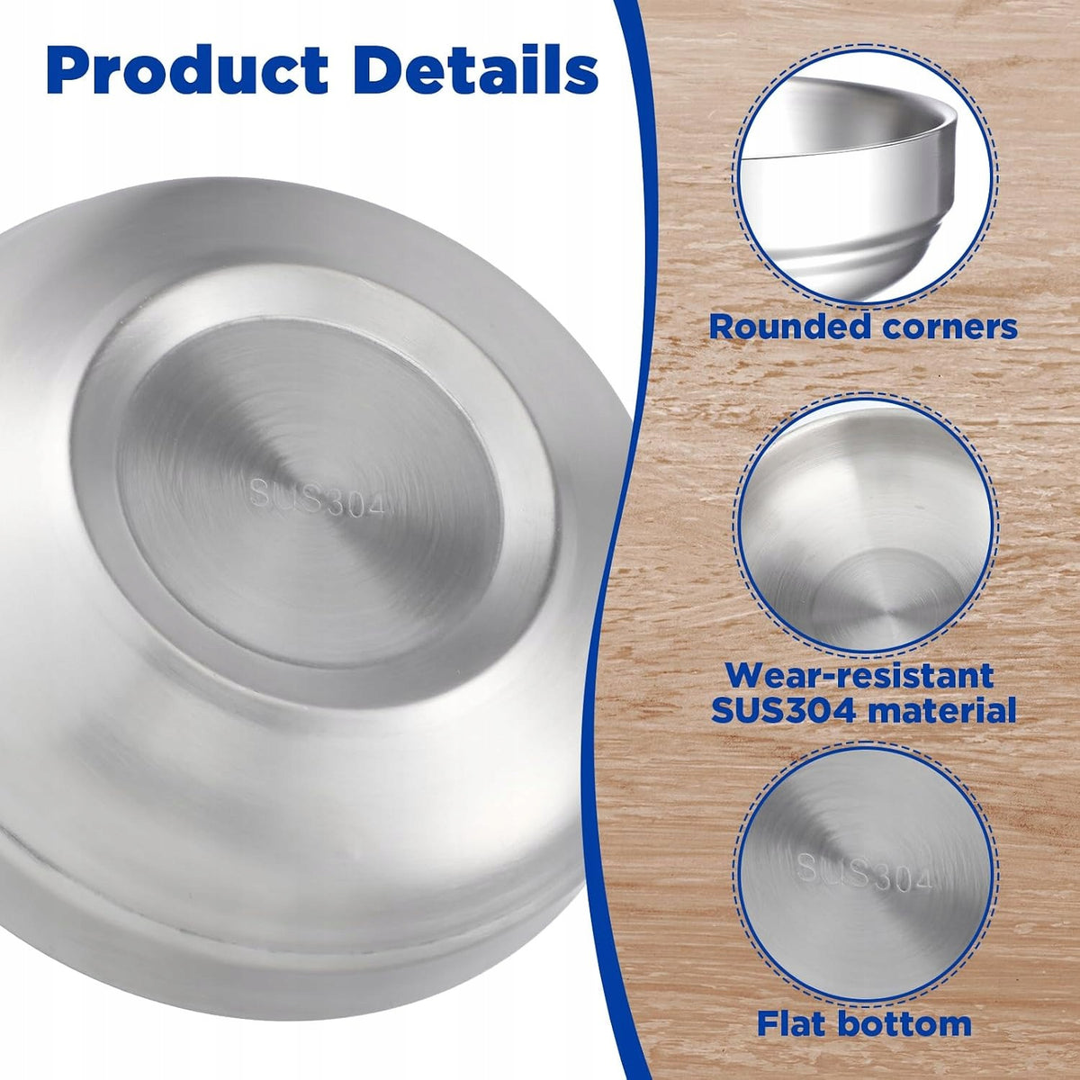 CAT BOWL STAINLESS STEEL 13,5CM ERGONOMIC WIDE Kind automatic feeder