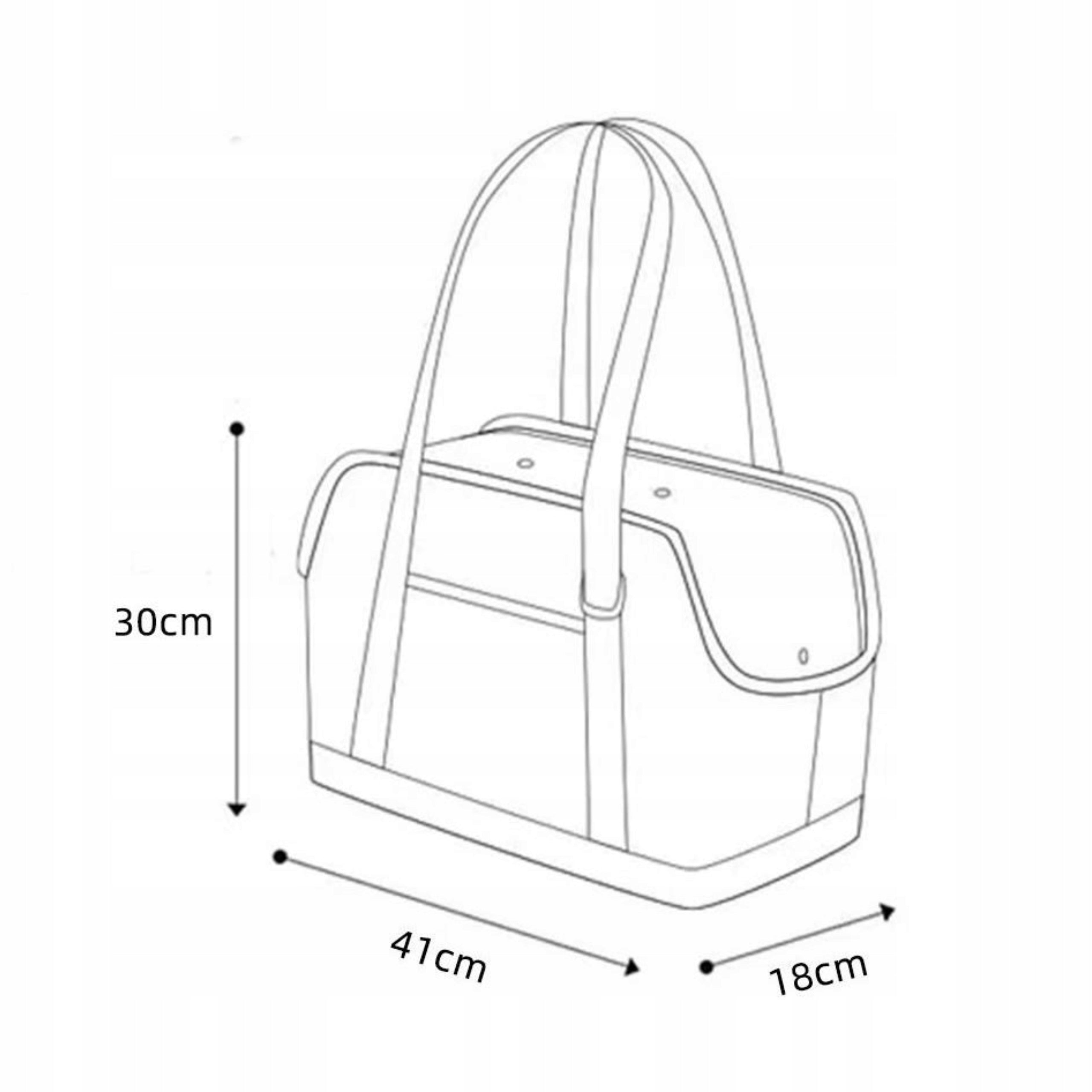 CAT CARRIER SHOULDER BAG FOR ANIMALS VENTILATION SIEMIEC Kind bag