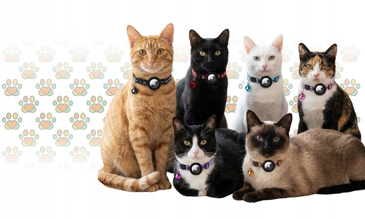 CAT COLLAR AIRTAG CASE REFLECTIVE LOCATOR SAFE BELL Manufacturer code For Air tag protective case