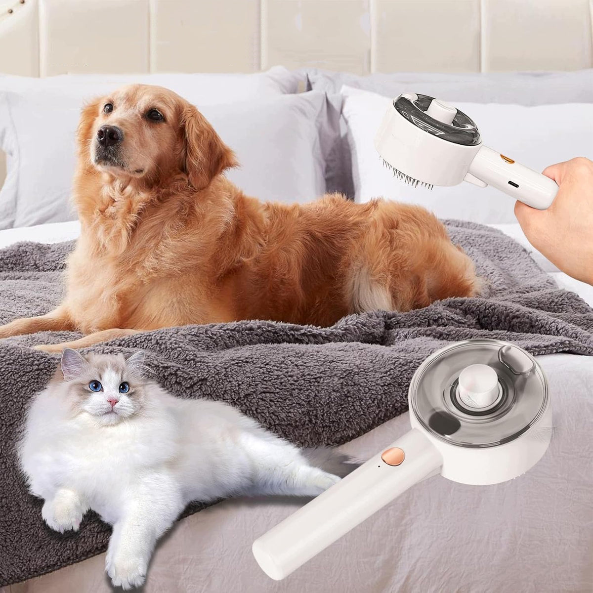 CAT DEFUR COMB, SPRAY MASSAGE COMB FOR DOG CATS Brand no brand