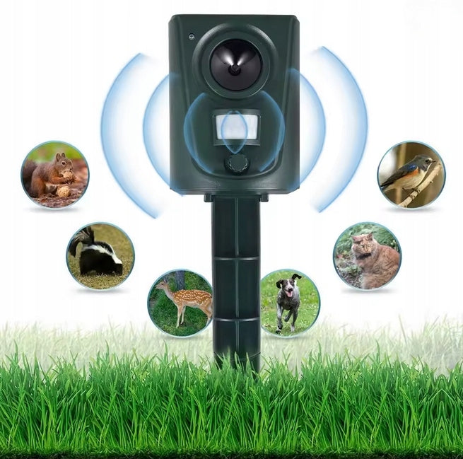 CAT DETERRENT DOGS FOXES SAREN WILD bird repellent MOTION SENSOR Kind repellent