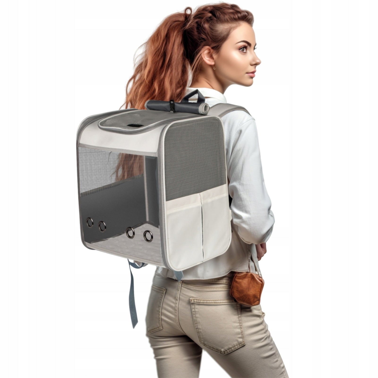 CAT DOG BACKPACK STRONG WITH WINDOW LEASH VENTILATION AND ROLLER BLIND Manufacturer code PLECAK TRANSPORTER DLA KOTA I PSA QUADRACATIC