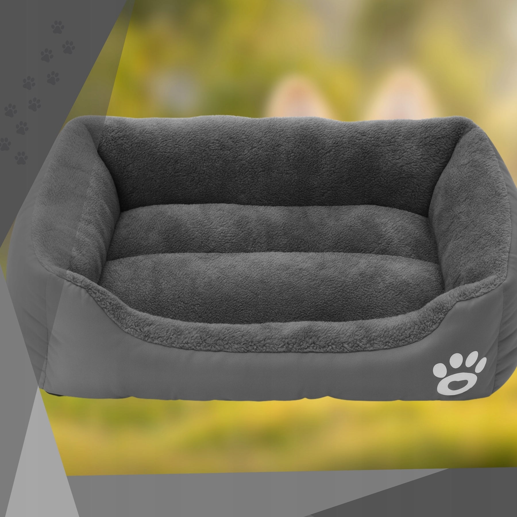 CAT DOG BED 50x40 SOFA PILLOW PLAYPEN WATERPROOF SOFT Packaging status original