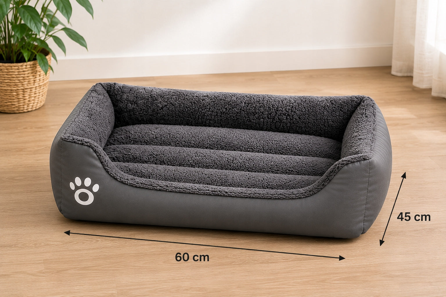 CAT DOG BED 60x45 CM SOFA CUSHION WATERPROOF BED Product width 45 cm