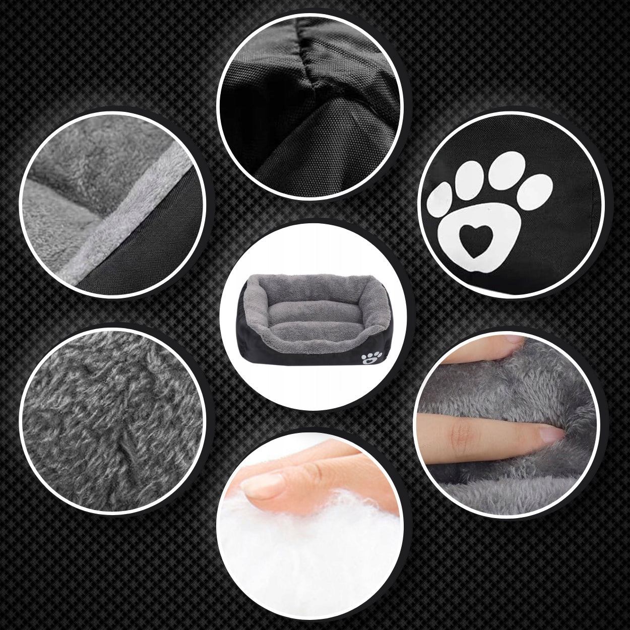 CAT DOG BED 70X55 XL WATERPROOF PILLOW PLAYPEN COUCH PILLOW Manufacturer code LEGOWISKO DLA PSA KOTA