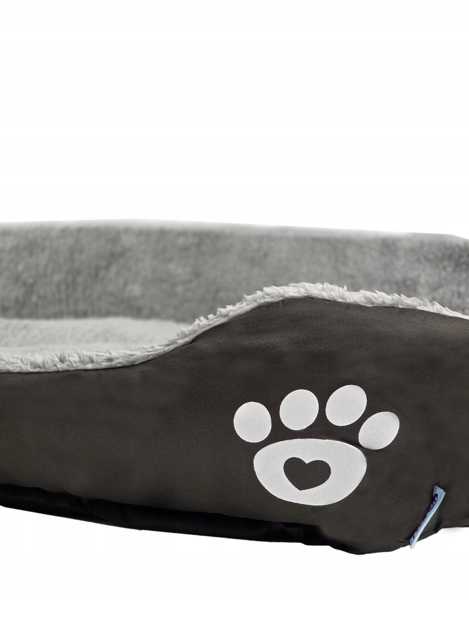 CAT DOG BED VELOUR LARGE BED PLAYPEN 75x55x13 +TOY BALL Product width 55 cm