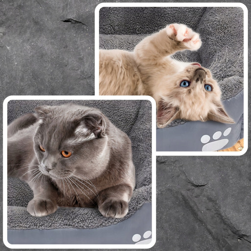 CAT DOG BED WATERPROOF SOFT 60x45cm SOFA PILLOW COUCH Product width 45 cm