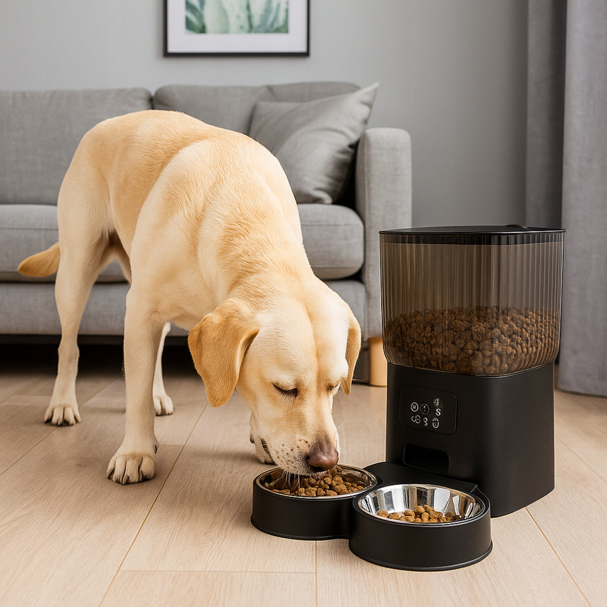 CAT DOG BOWL AUTOMATIC CAT FOOD FEEDER WIFI DISPENSER 5L Packaging status original