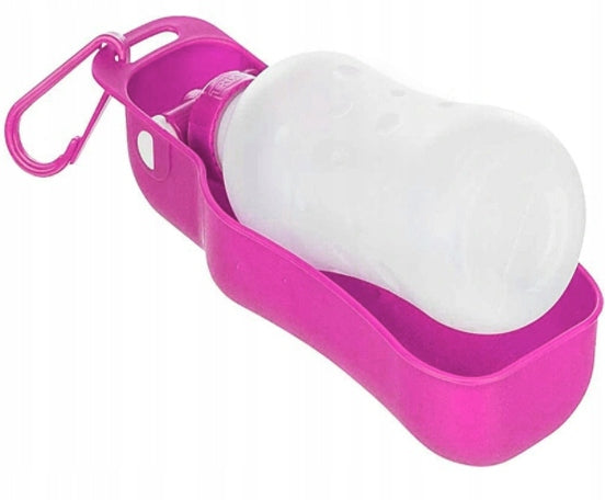 CAT DOG BOWL BOTTLE PORTABLE WITH WATER TRAVEL CLIP Color multicolor