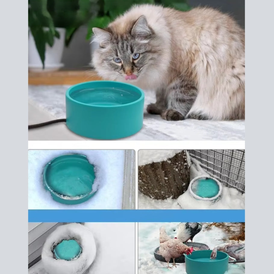 CAT DOG BOWL HEATED NON-SLIP WATER DRINKER THERMOSTAT LARGE Trade name M2