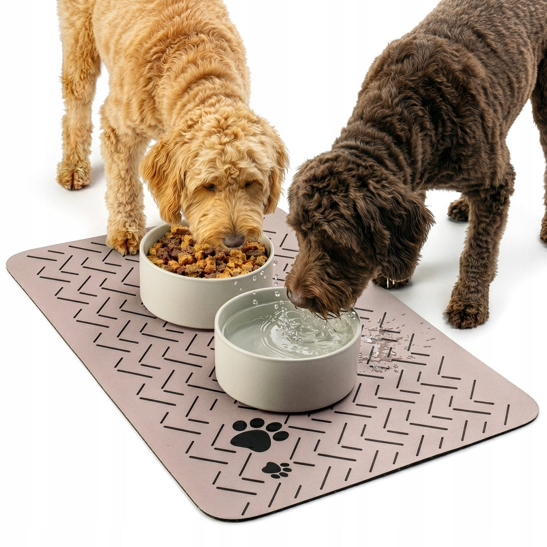 CAT DOG BOWL PAD 40x60 cm Non-Slip Mat Waterproof Brand Ragi