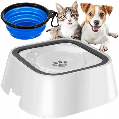 CAT DOG BOWL WATER DRINKER FLOATING NON-SPILL LARGE 1,5L +GIFT