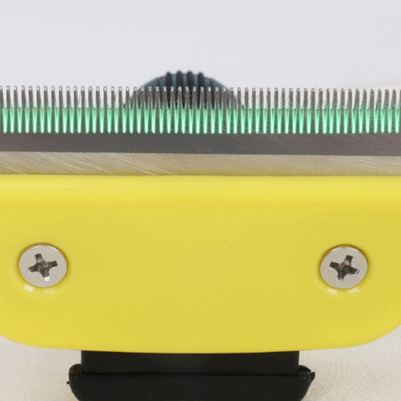 CAT DOG BRUSH FOR COMBING HAIR TRIMMER CARDED YELLOW 10 CM Manufacturer code Bomevarica6297