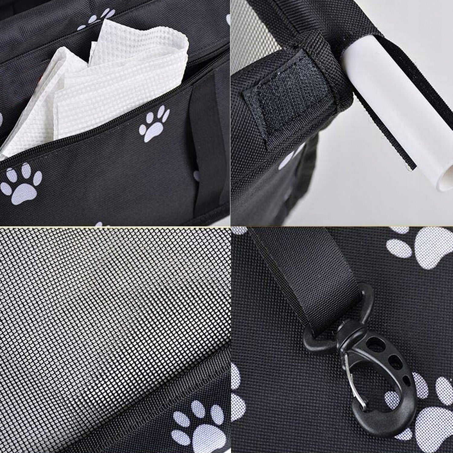 CAT DOG CAR SEAT TRANSPORTER WATERPROOF MAT Additional color black