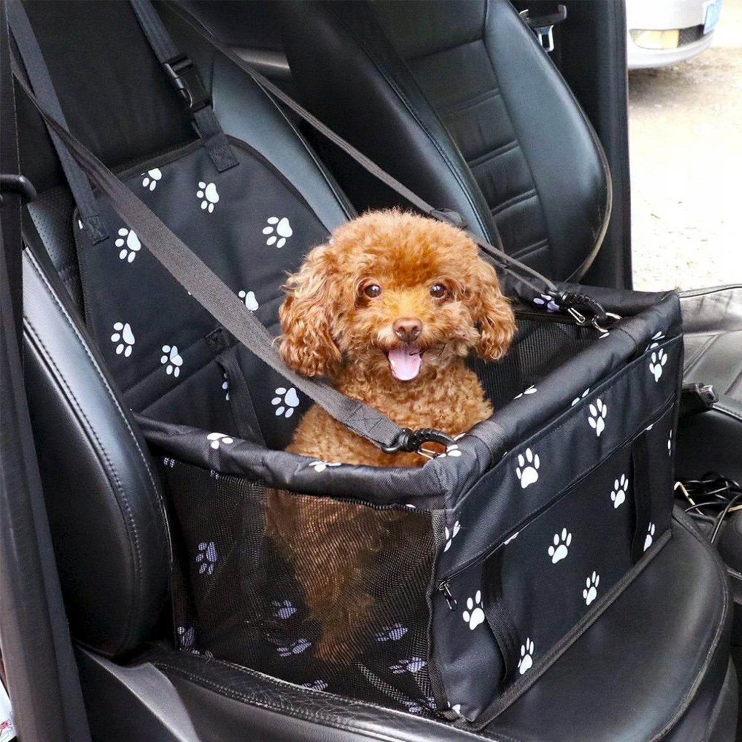 CAT DOG CAR SEAT TRANSPORTER WATERPROOF MAT Color white