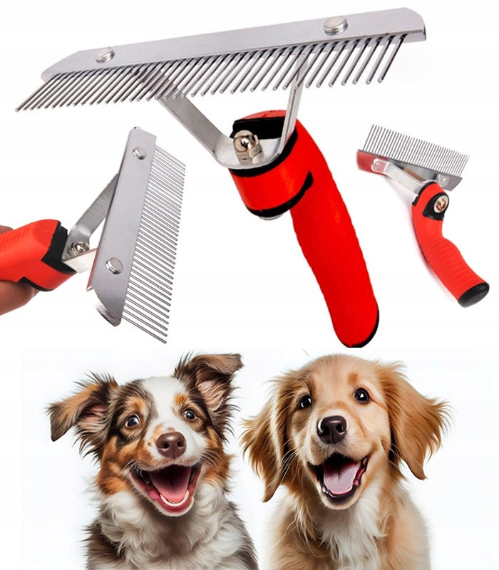CAT DOG CARD BRUSH HAIR CARE COMB LARGE 16cm