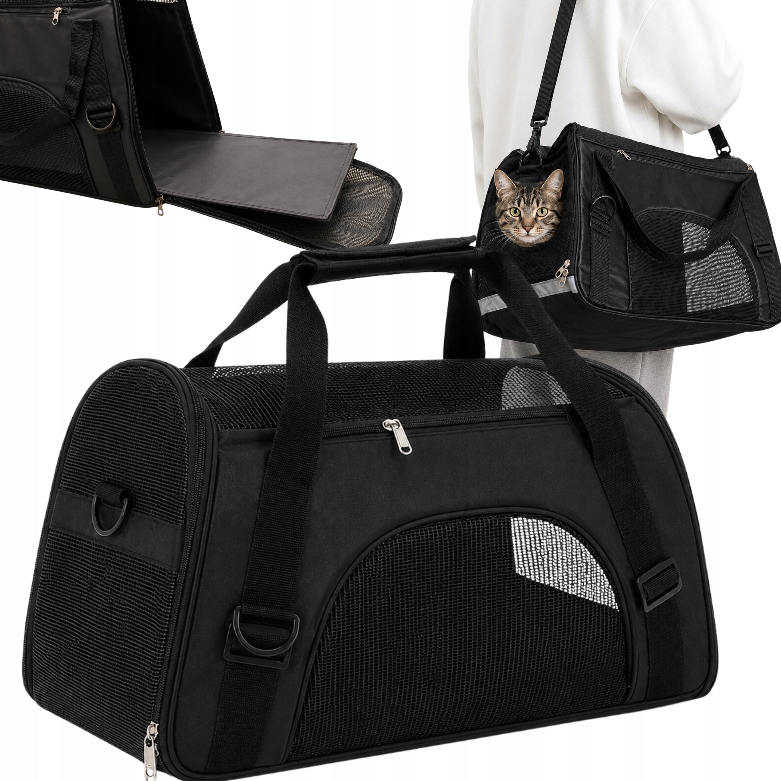 CAT DOG CARRIER BAG ON FRAME PET STRAP 53*36*26 XL