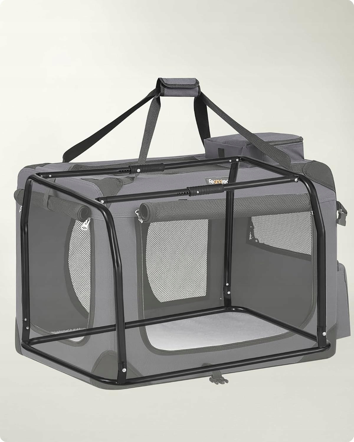 CAT DOG CARRIER CAGE BAG FOLDING CAR PLAYPEN GREY L Kind carrier