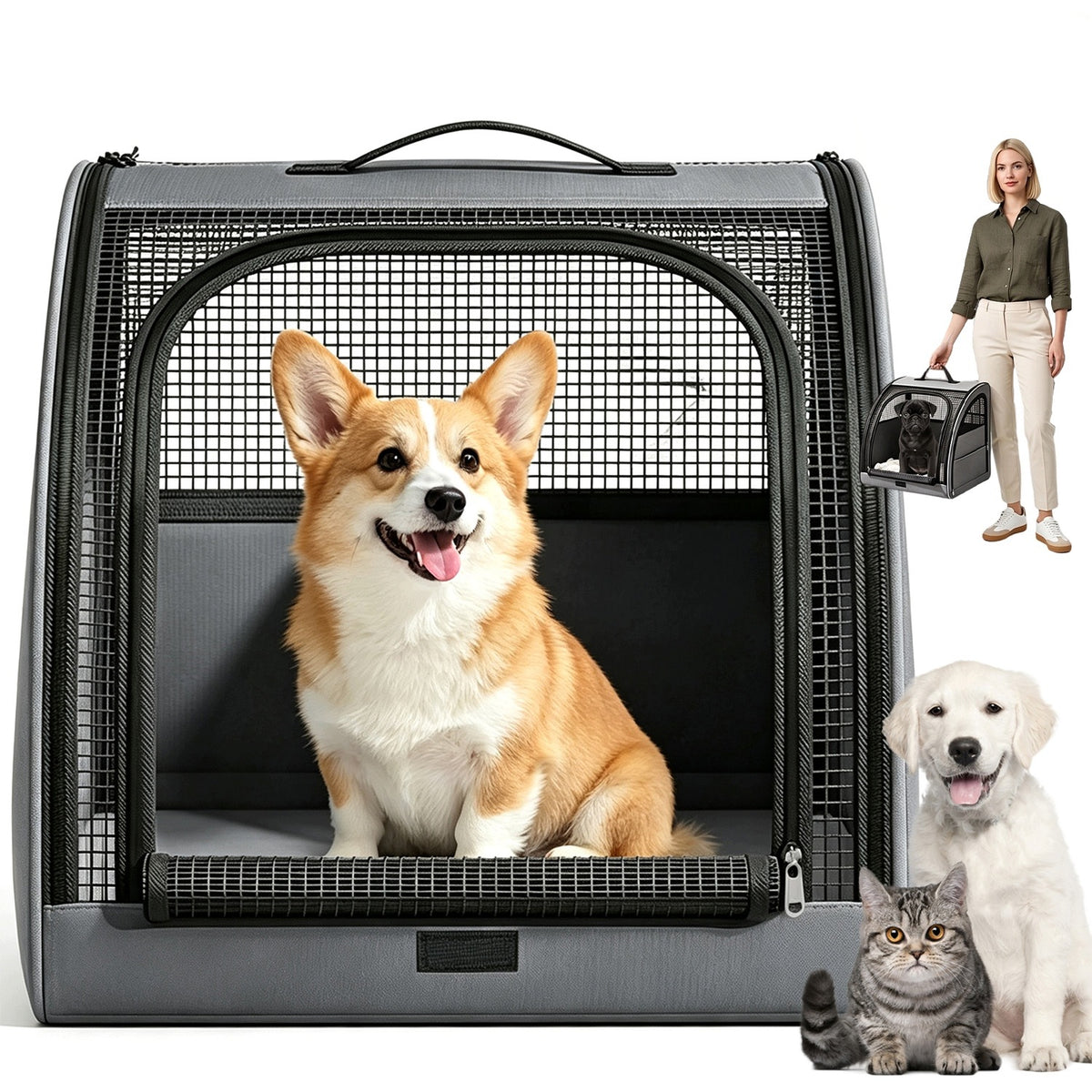 CAT DOG CARRIER CARRY BAG FOR SHORT AND LONG TRIPS
