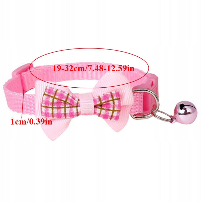 CAT DOG COLLAR BOW TIE ADJUSTABLE PINK Manufacturer code COLLARBOWTIE