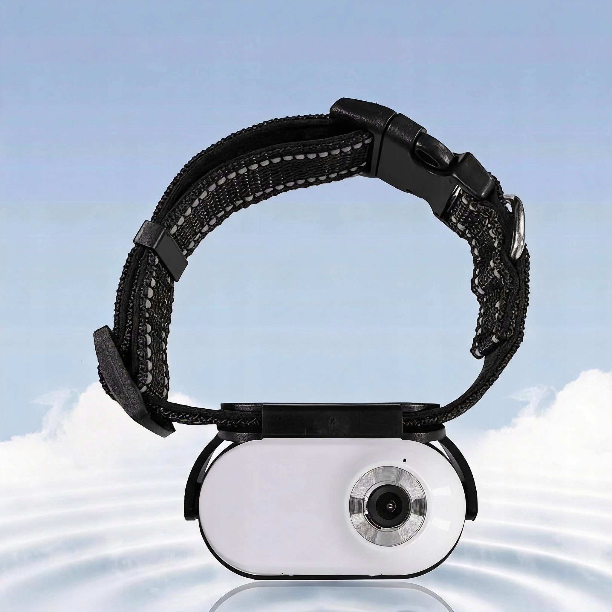 CAT DOG COLLAR CAMERA 170° WIDE ANGLE 1080P WHITE LIGHTWEIGHT Packaging status original