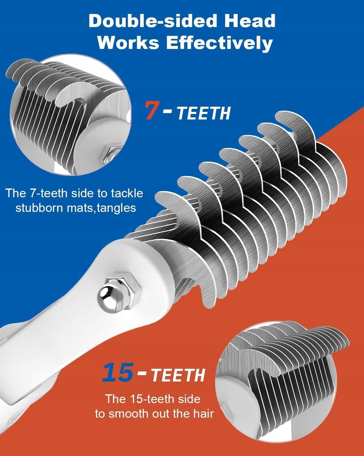CAT DOG COMB FOR DOUBLE-SIDED UNDERCOAT Packaging status original