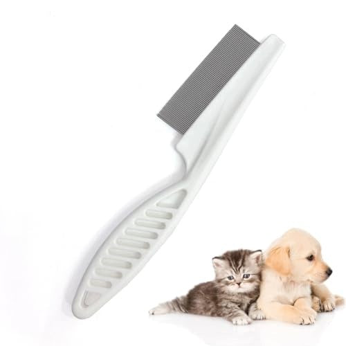 CAT DOG FLEA COMB ERGONOMIC STAINLESS STEEL Brand no brand