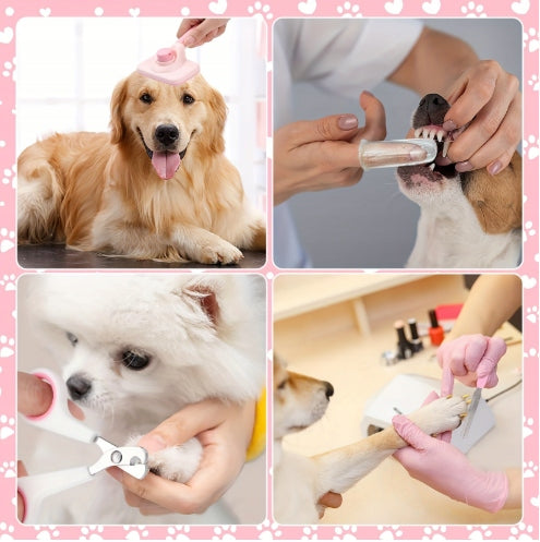 CAT DOG GROOMING KIT GROOMING SCISSORS BRUSH COMB Brand DOGGSY