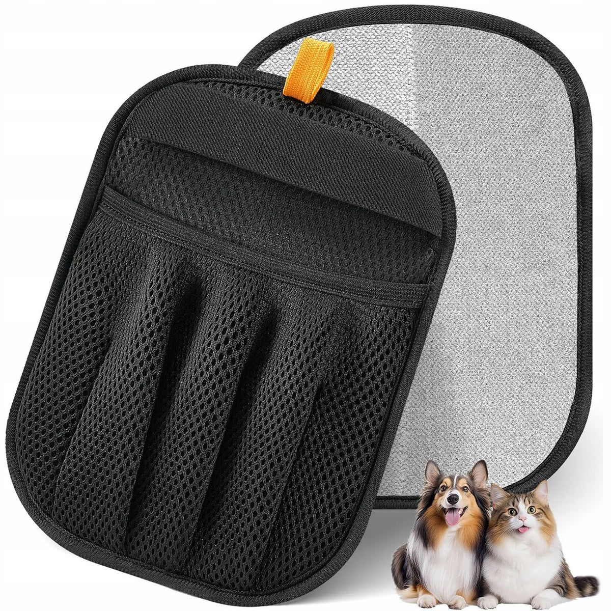 CAT DOG HAIR REMOVAL BRUSH PET MASSAGE COMBING GLOVE