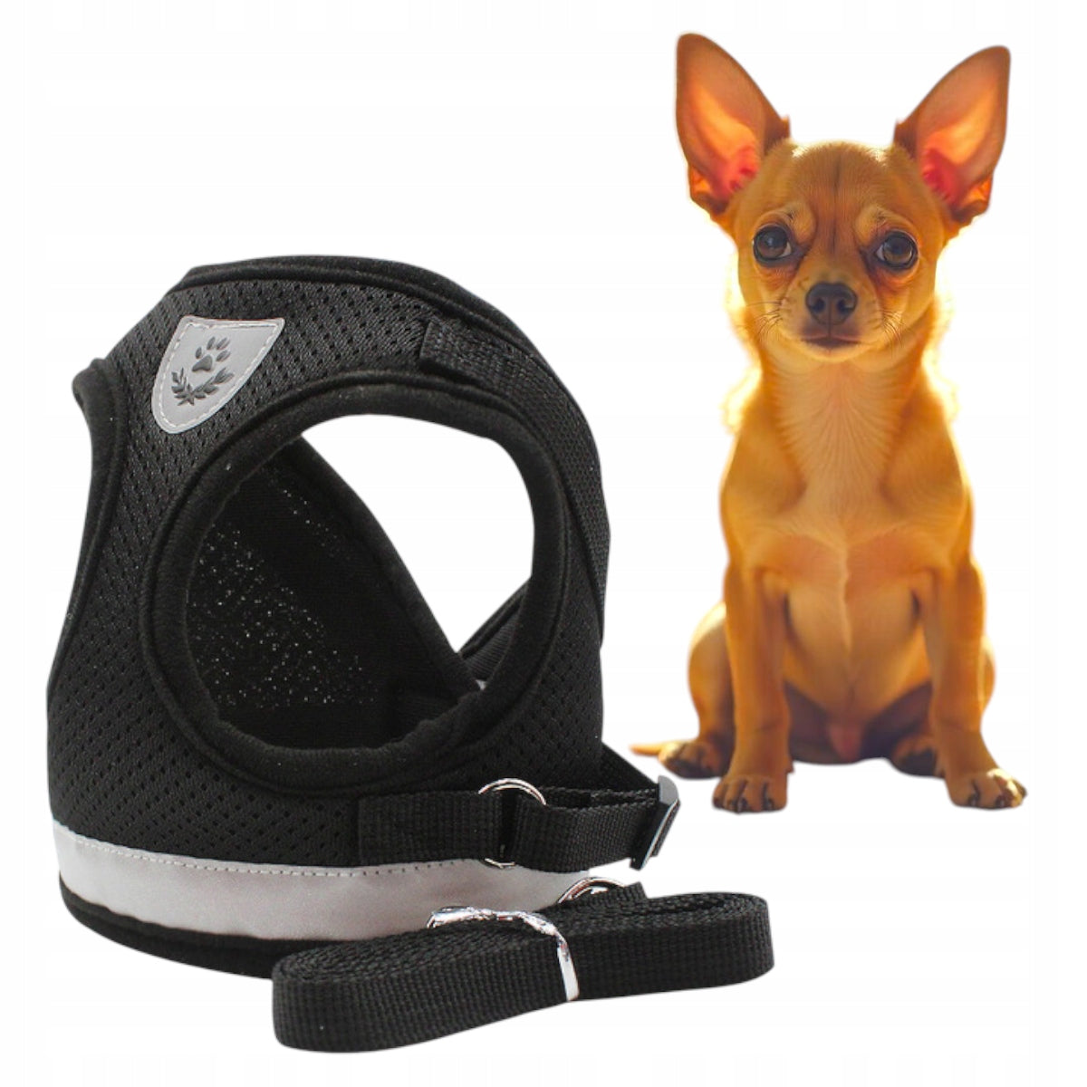 CAT DOG HARNESS - COMFORTABLE BREATHABLE REFLECTIVE SAFE XS