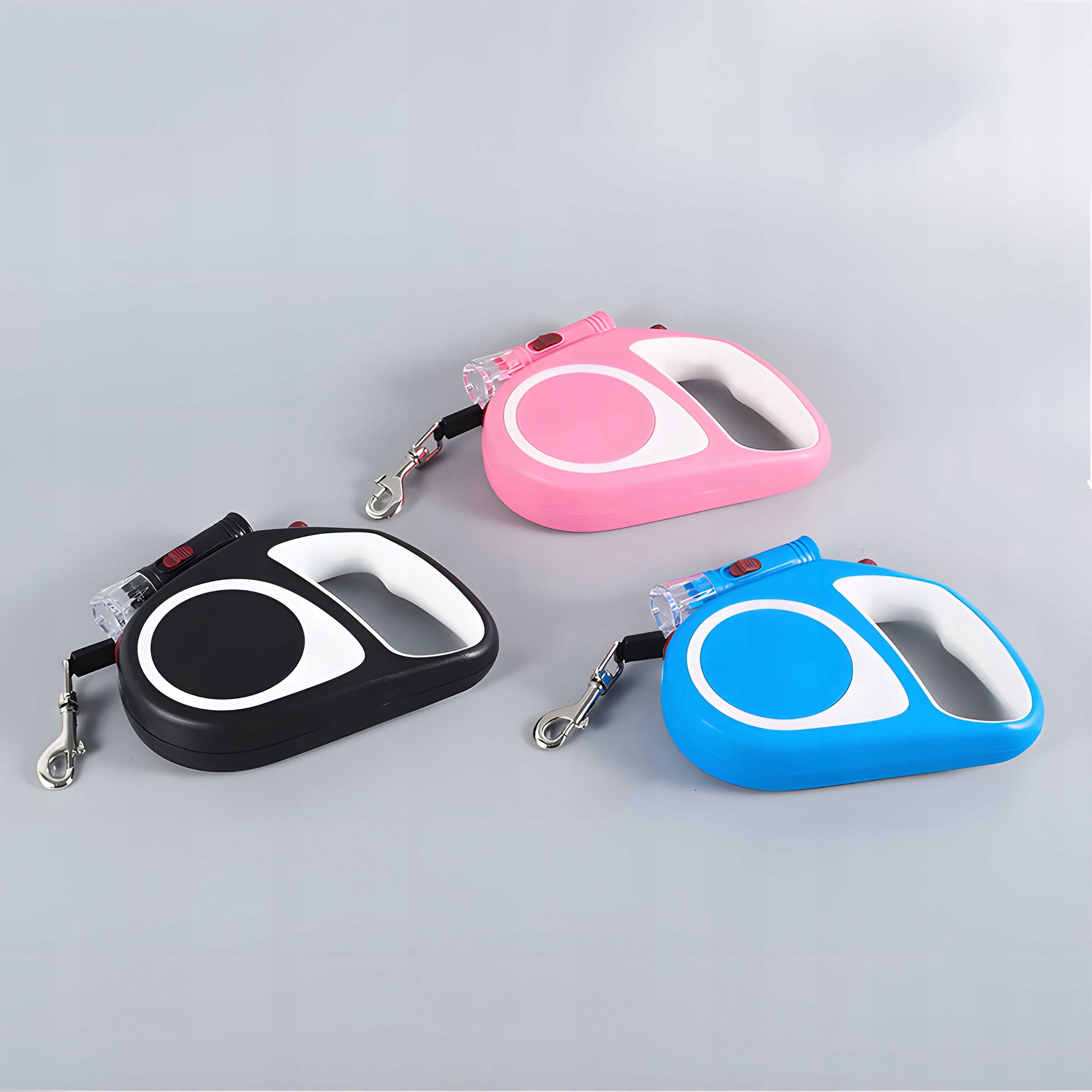 CAT DOG LEASH AUTOMATIC STRONG TAPE 5M WITH LOCK 15KG LED FLASHLIGHT Kind automatic