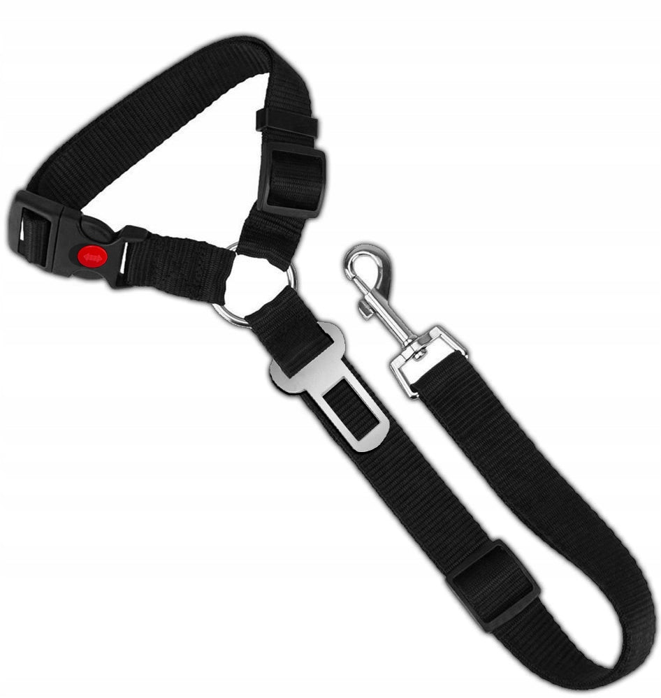 CAT DOG LEASH SEAT BELT FOR CAR HEADREST +PIN EAN (GTIN) 5906022633255