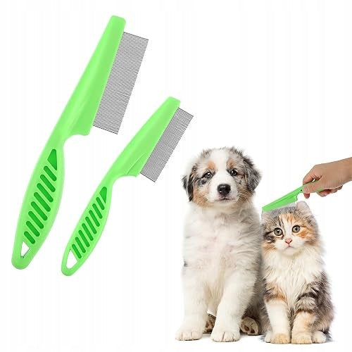 CAT DOG PET HAIR COMB TEAR STAIN REMOVAL SET OF 2