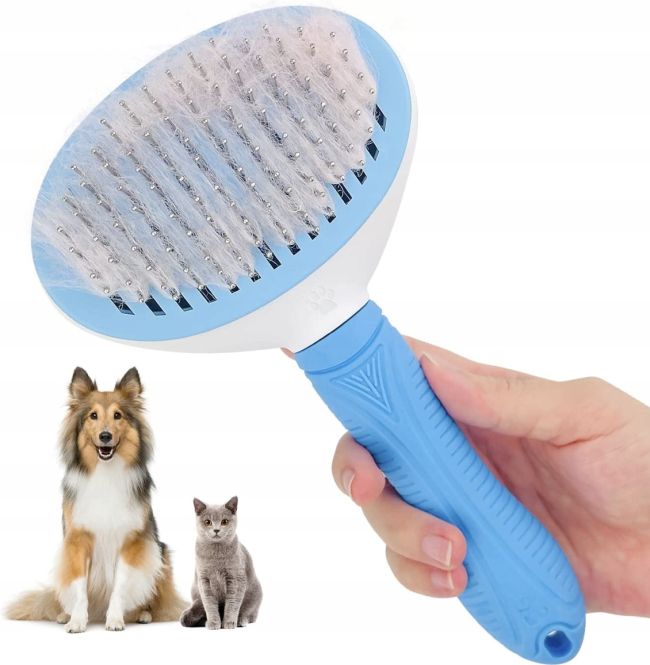 CAT DOG PET SELF-CLEANING BRUSH FOR HAIR