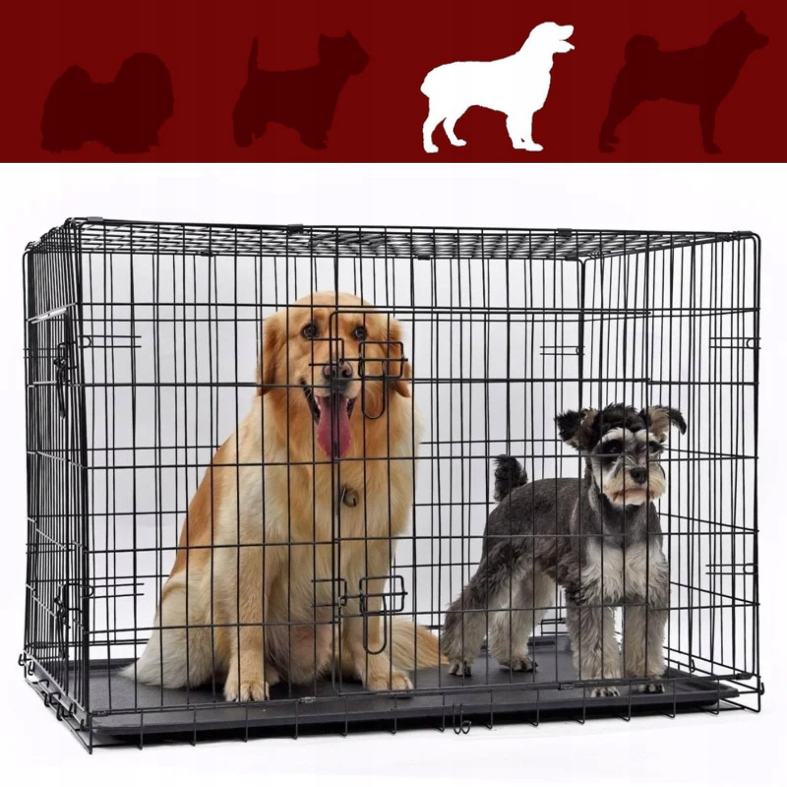 CAT DOG PLAYPEN KENNEL CAGE TRANSPORTER FOR CAR 75x54x62CM Brand HAGE