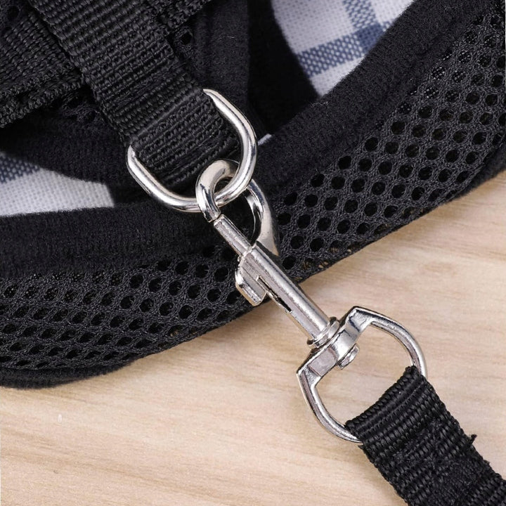 CAT DOG PRESSURE-FREE WALKING HARNESS S BREATHABLE COMFORTABLE WITH LEASH Maximum neck girth 20 cm