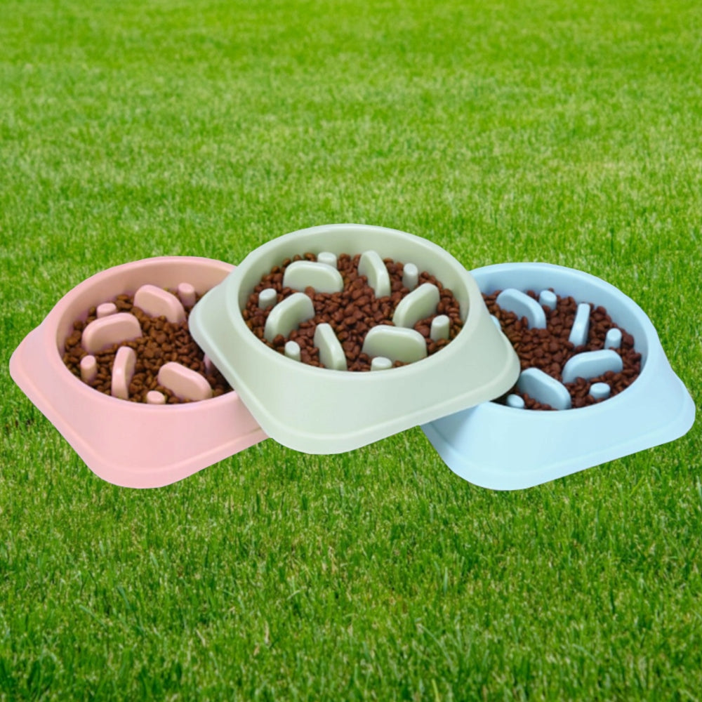 CAT DOG SLOWING BOWL FOOD DRINKING FOOD LARGE 400ML COLORS Capacity 0.411 l