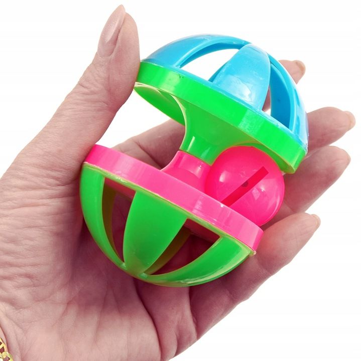 CAT DOG TOY BALL WITH BELL BALL BELL RINGING MIX Brand no brand