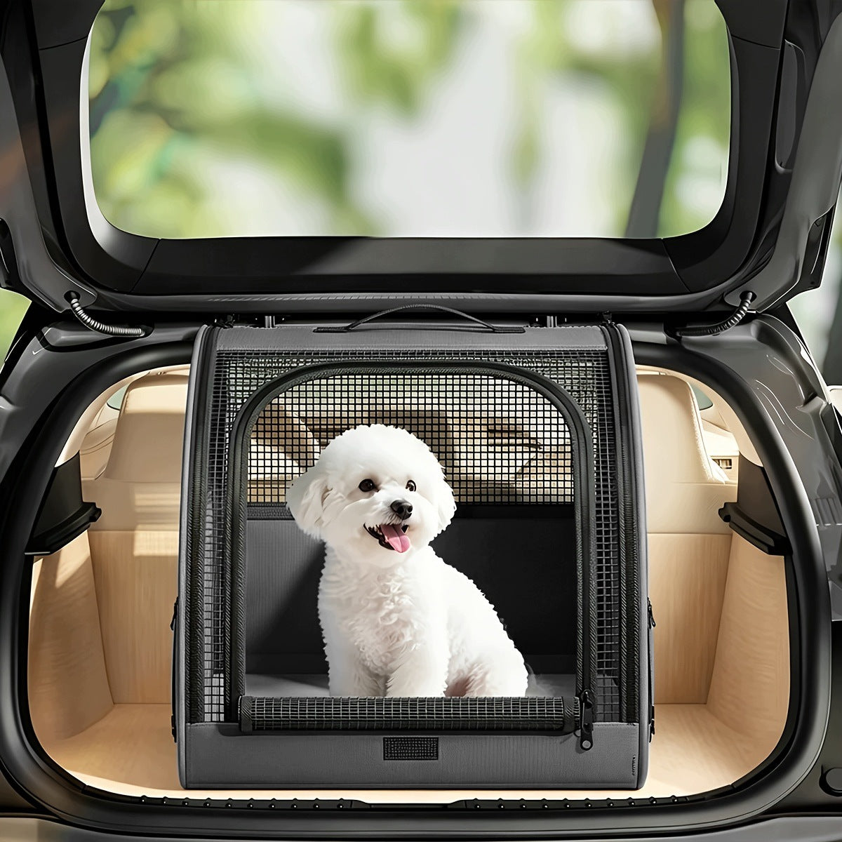 CAT DOG TRANSPORTER BAG SEMI-CLOSED SIDE PANELS FOR SAFETY Brand no brand