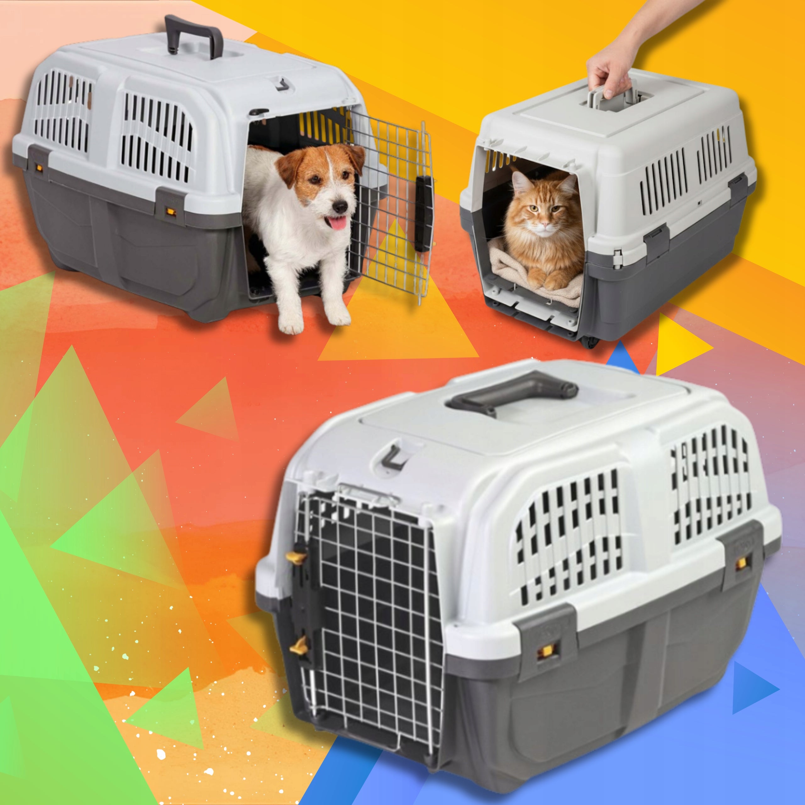 CAT DOG TRANSPORTER CAR AIRPLANE STRONG METAL DOOR CERTIFICATE Brand no brand