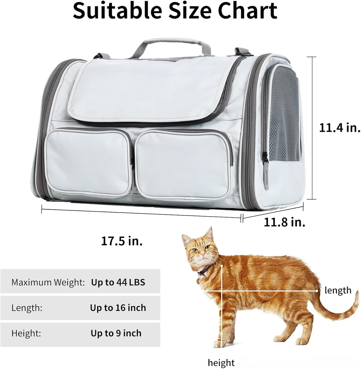 CAT DOG TRANSPORTER FUKUMARU PORTABLE CARRY BAG FOLDABLE Manufacturer code B1BD32